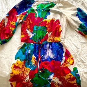 New York and Company Bright Print Dress